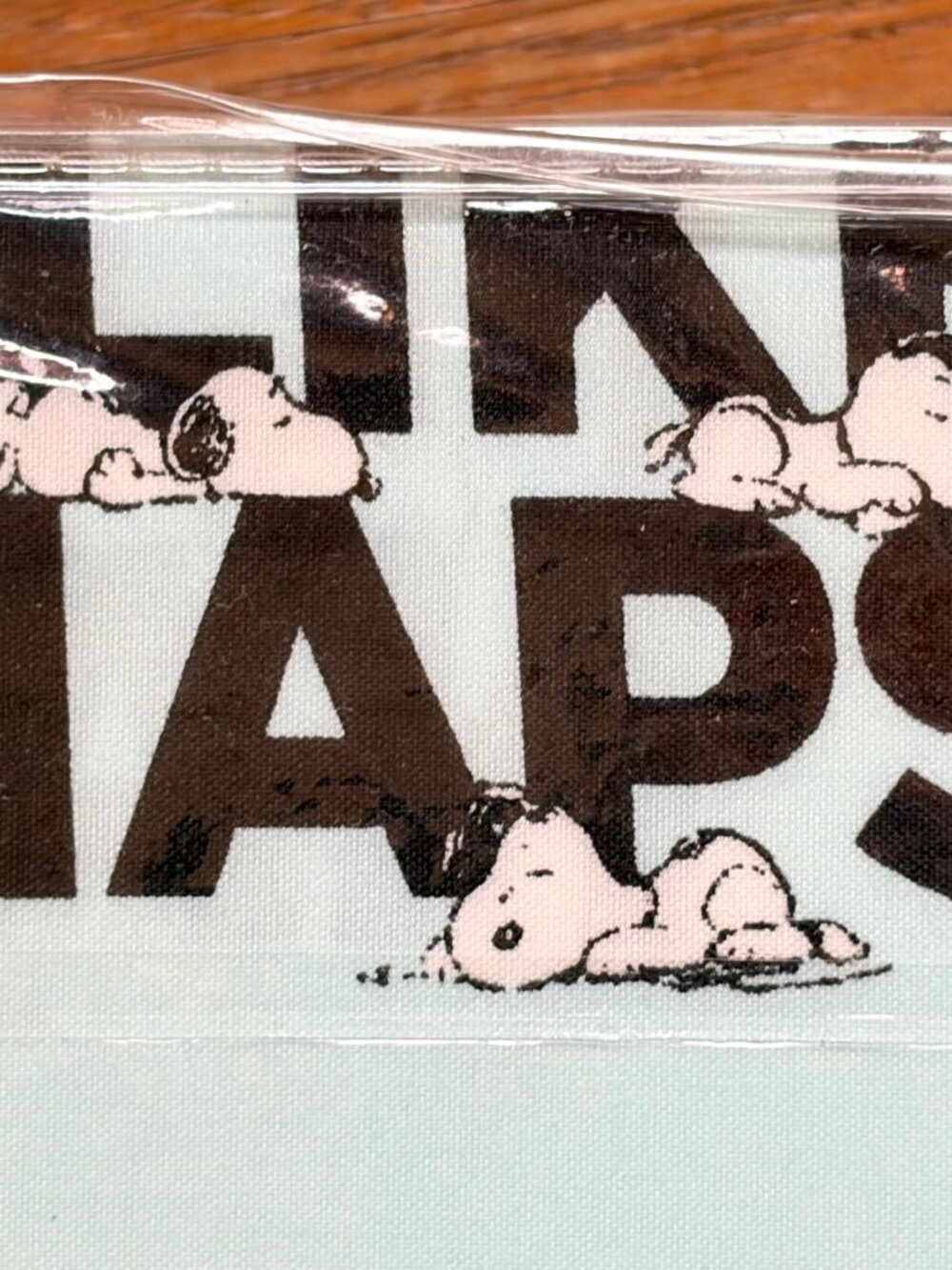 Peanuts SNOOPY Sleeping “I LIKE NAPS” Full Size Sheet Set (lt blue background)